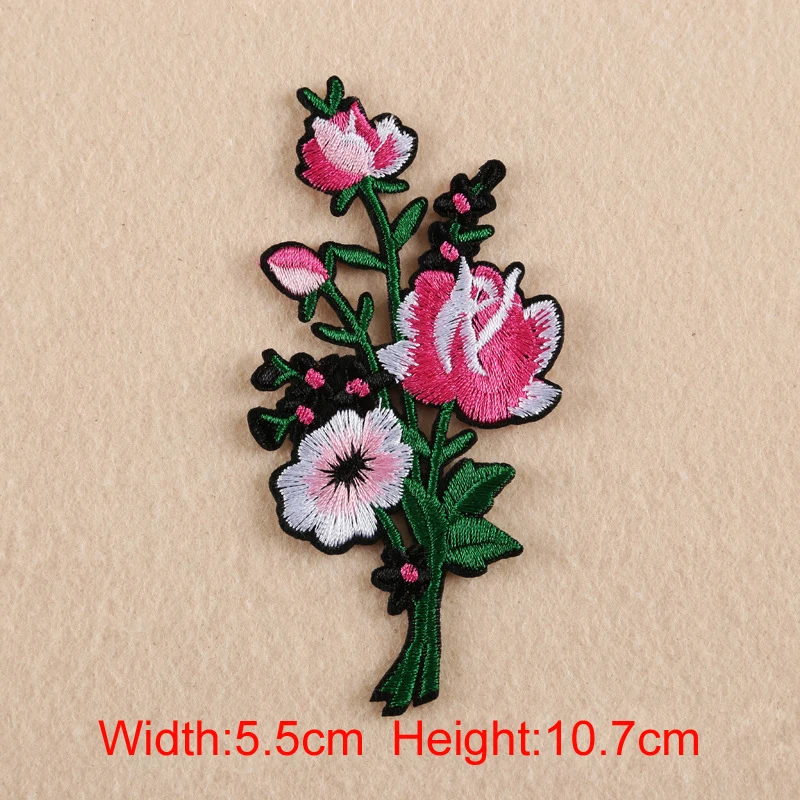 1 шт. розы серии вышитые клеевые заплатки для одежды одежда аппликация аксессуар