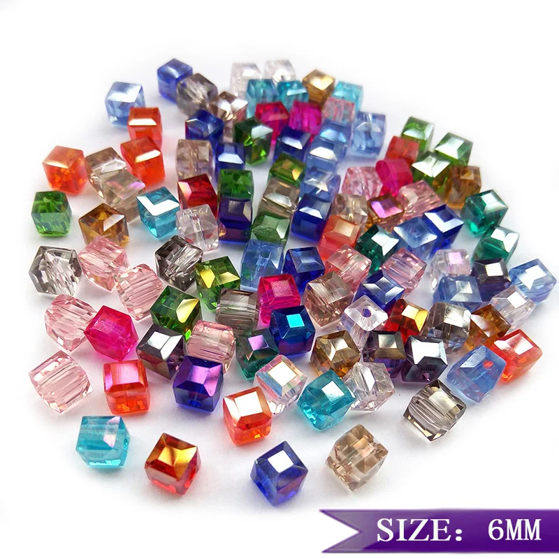 Высокое качество 6 мм 50 шт AAA квадратная форма высококлассные Австрийские