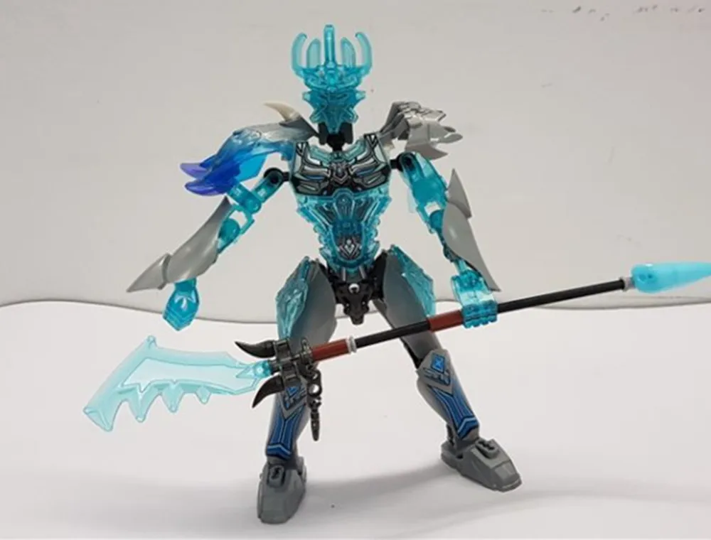 2017 Bionicle Биохимический воин Ekimu изготовитель Msdk строительные блоки игрушки|block