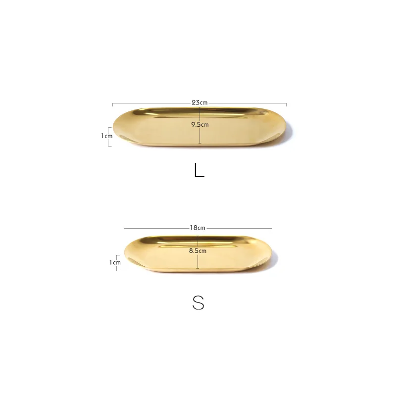 Металлический поднос хлеб десерт посуда ювелирные изделия розовый золотой для