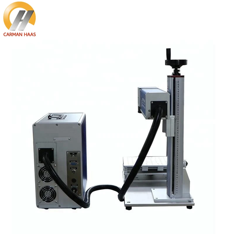 Высокое качество Сплит 30 Вт настольная волоконная лазерная маркировочная машина