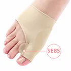 2 шт. = 1 пара, корректирующие носки для большого пальца стопы, для корректор ортопедический вальгусной деформации, для педикюра, выпрямитель для большого пальца стопы