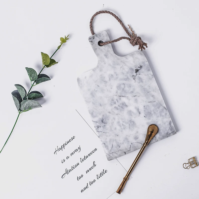 Натуральный Мрамор керамическая тарелка блюдо торт Десерт Фрукты суши