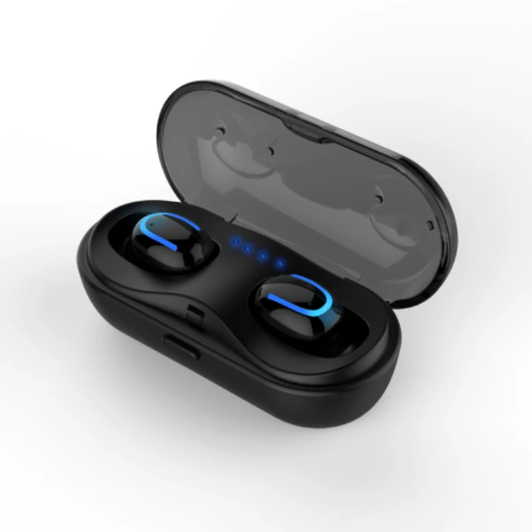 Черный Слог HBQ-Q13S TWS Bluetooth V5.0 спортивные наушники/наушники устойчивое Беспроводное зарядное устройство 600 мАч чехол SYLLABLE Q13S с двойным микрофоном - Цвет: Черный
