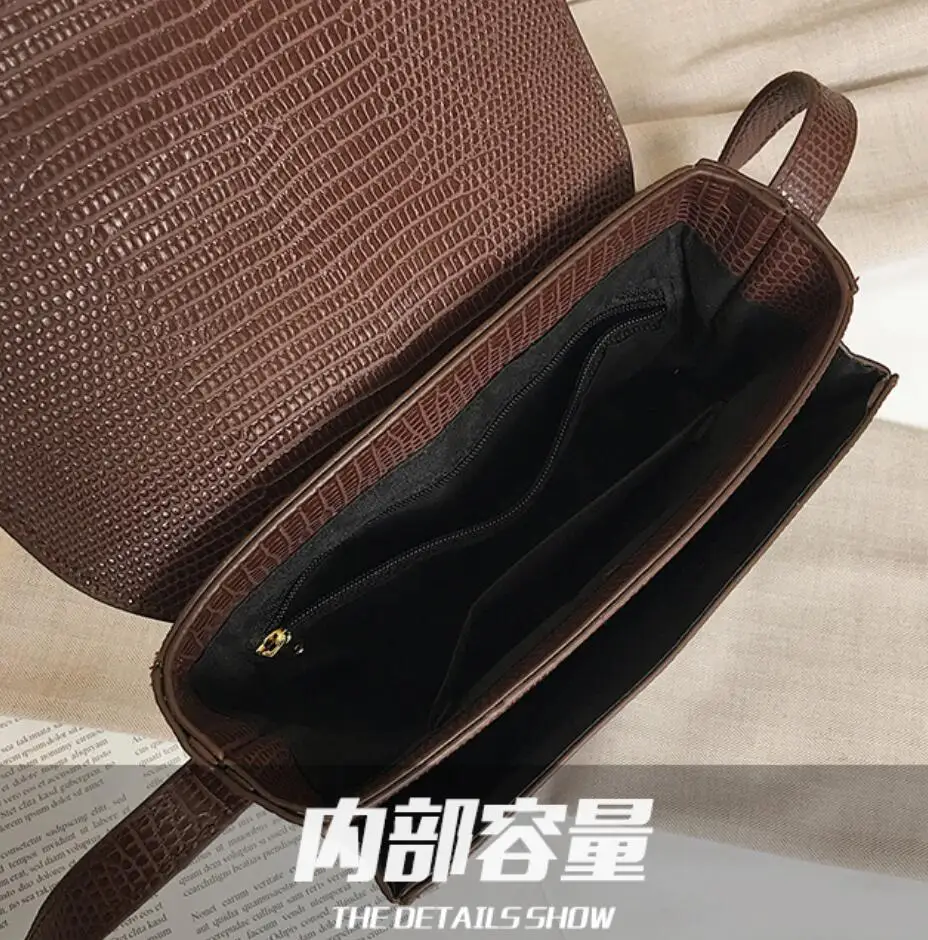 Роскошная сумка винтажная Сумка седло 2019 новая качественная женская