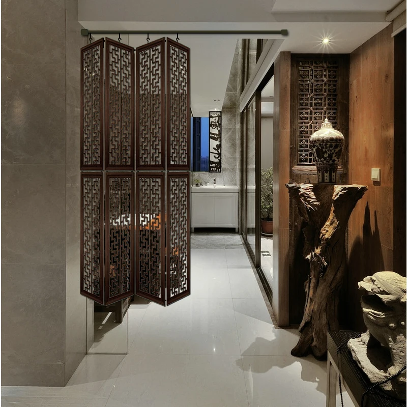 Модные перегородки для экрана в китайском стиле подвесной вырез антикварная