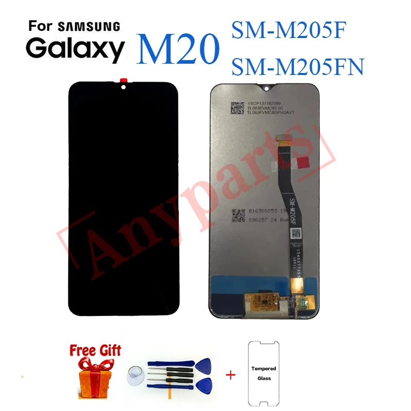 Оригинальный Для samsung M20 M205 SM M205F M205FN Дисплей ЖК Экран Замена для модуль|Экраны