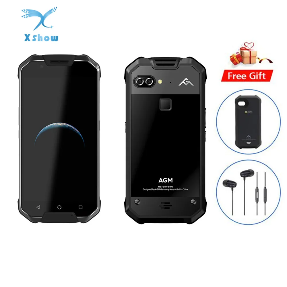 AGM X2 смартфон с 5 дюймовым дисплеем восьмиядерным процессором MSM8976SG ОЗУ 6 ГБ ПЗУ 12