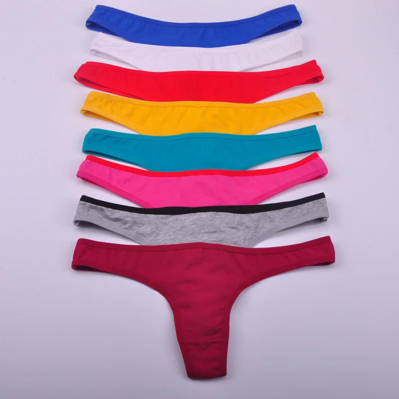 Женское нижнее белье Бесшовные прозрачные трусики стринги черного цвета 3 шт./лот