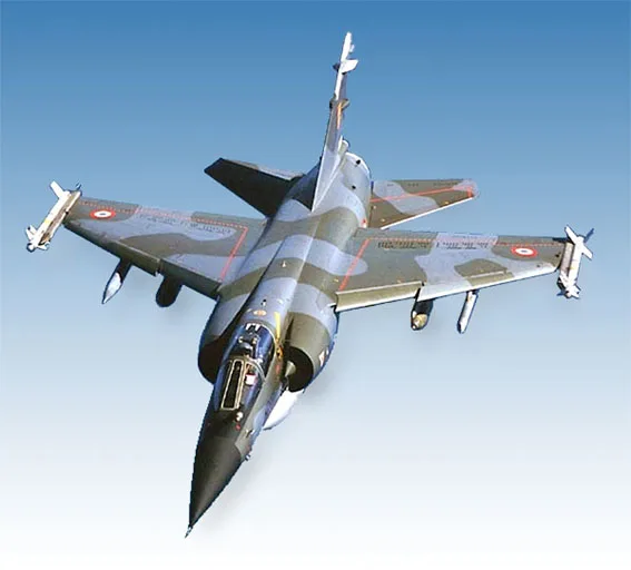 Мираж+ F.1 3D Бумажная модель Сделай Сам Бумага ремесло игрушка