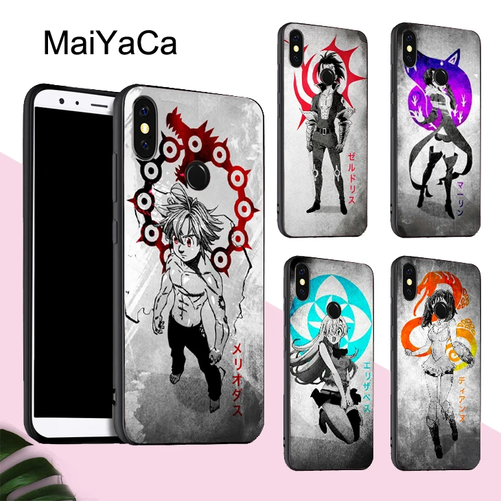 Чехол MaiYaCa Seven deadly sins для POCO X3 F2 Pro Red mi Note 8 8T 7 9 9S 9A 9C Mi 10 Lite A3|Бамперы| |