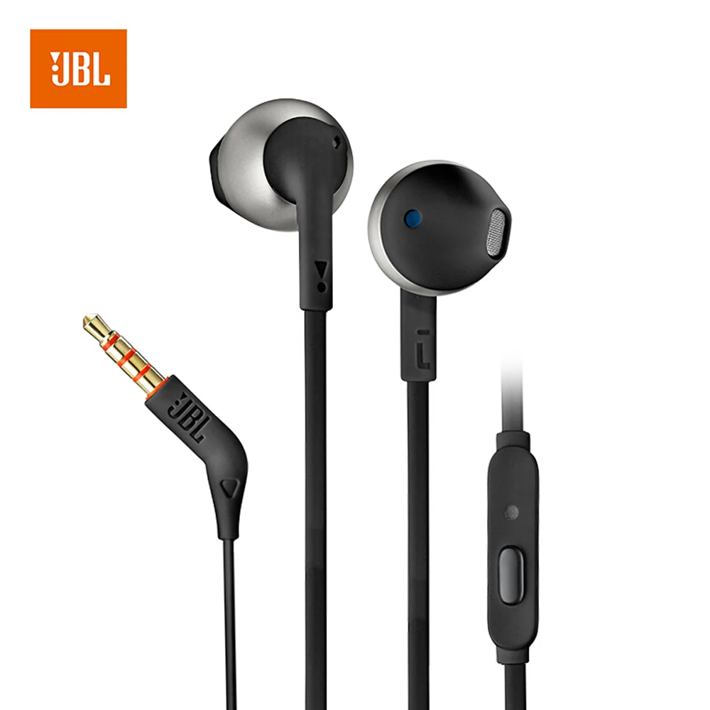 Оригинальные наушники JBL T205 3 5 мм проводные стереонаушники для музыки игровые