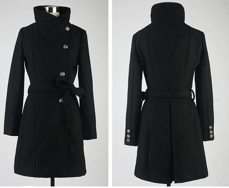 Женское дизайнерское осеннее пальто Nicesense зимнее abrigos mujer invierno манто женское
