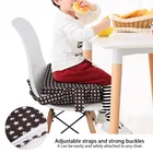 Детское портативное сиденье для высоких стульев, подушка для стола, разборный моющийся дорожный толстый ремень с пряжкой