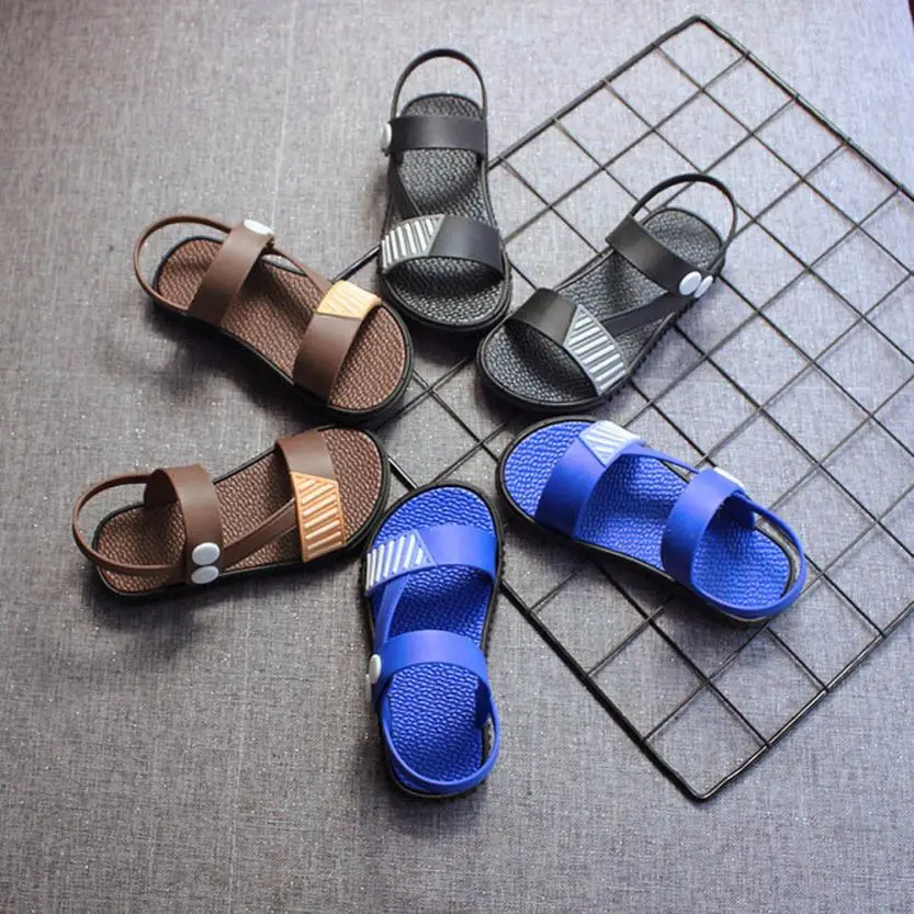 Сандалии обувь для малышей модная детская мальчиков и девочек Летние