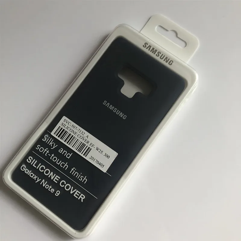 dark blue Жидкий силиконовый чехол для samsung Galaxy Note 9, шелковистый мягкий на ощупь защитный чехол на заднюю панель 6,4 дюймов, 8 цветов в упаковке - Цвет: dark blue
