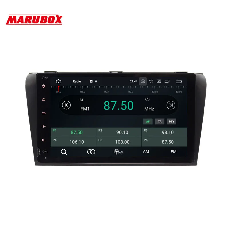 Головное устройство MARUBOX 4 гб озу 2 Din Android 9 автомагнитола для MAZDA 3 2009 2013 дюймов GPS