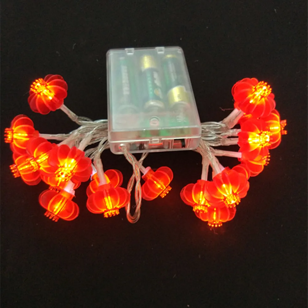 YIYANG батарея 4 м 40 LED красный фонарь струнный светильник s новый год праздник весны