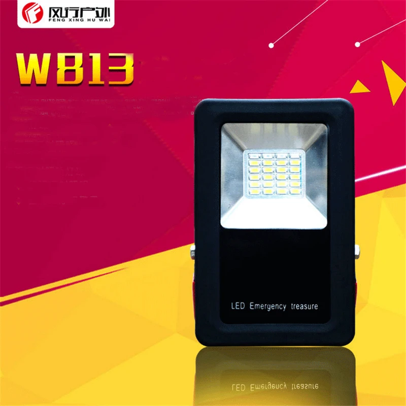 Verkaufen LED USB Lampe Beliebten Outdoor High Power Led W813 Flutlicht Tragbare Flutlicht USB Aufladung Bewegliche Lichter Baustelle