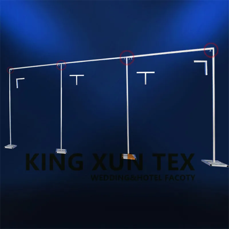 10FT X 10FT свадебный фон труба Стенд \ стержень рамка стент для фона Шторы