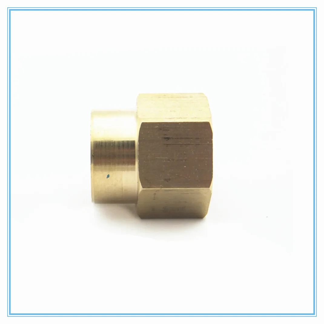 1 шт 1/8 1/4 3/8 1/2 &quotBSP Женская x резьба латунные фитинги для труб шестигранная