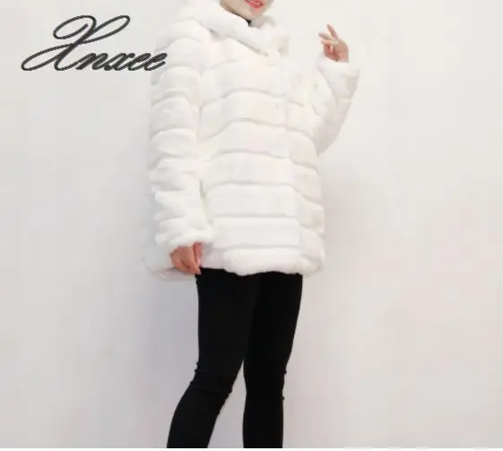 

Xnxee2020 fur coat women's imitation rabbit fur cap fur coat women's clothing