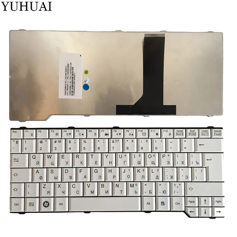 Русская клавиатура для FUJITSU pa 3515 3553 PA3515 Pa3553 Sa3650 amilo Pi3540 Esprimo Mobile V6505 V6545 6555 RU белая