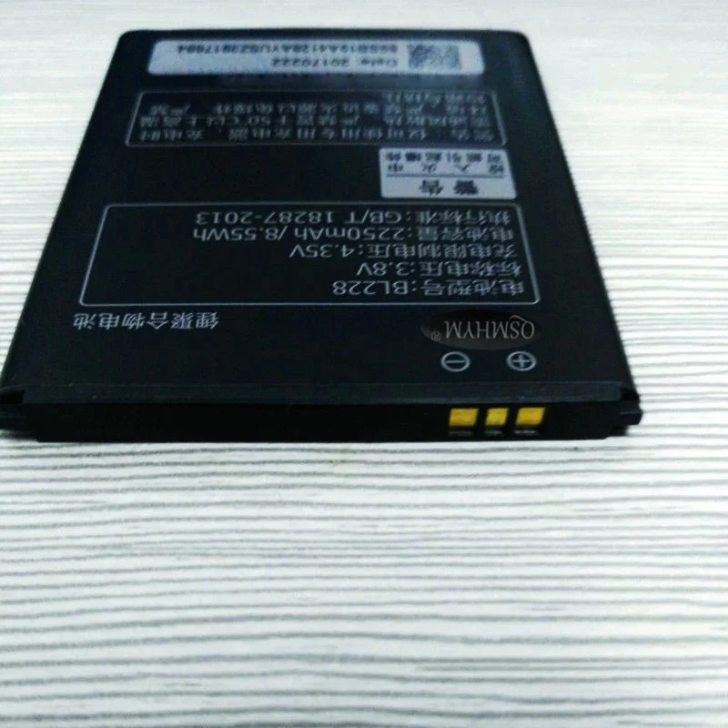 Original BL228 3.8V 2250mAh 8.55Wh Battery For Lenovo A360T A588T A380T CellPhone New With Tracking Number | Мобильные телефоны и