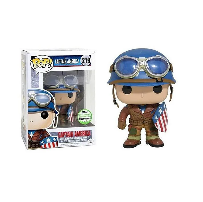 FUNKO Поп аниме Капитан Америка Модель Рисунок Коллекционная модель игрушки