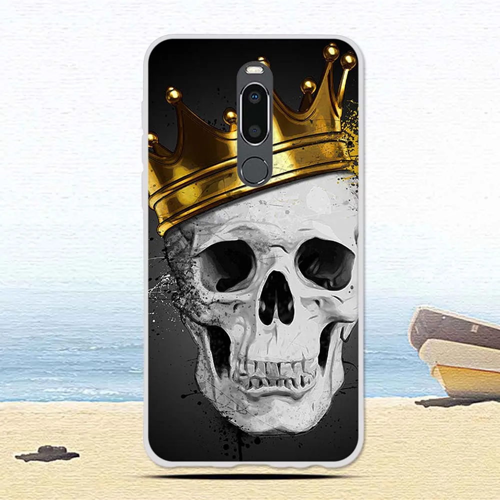 1 Чехол для Meizu X8, мягкий с рисунком из ТПУ, силиконовый чехол с тигром для Meizu M8, чехол M8 Lite Para, защитный чехол для MeizuM8 5,7 ''Hoesje - Цвет: 1