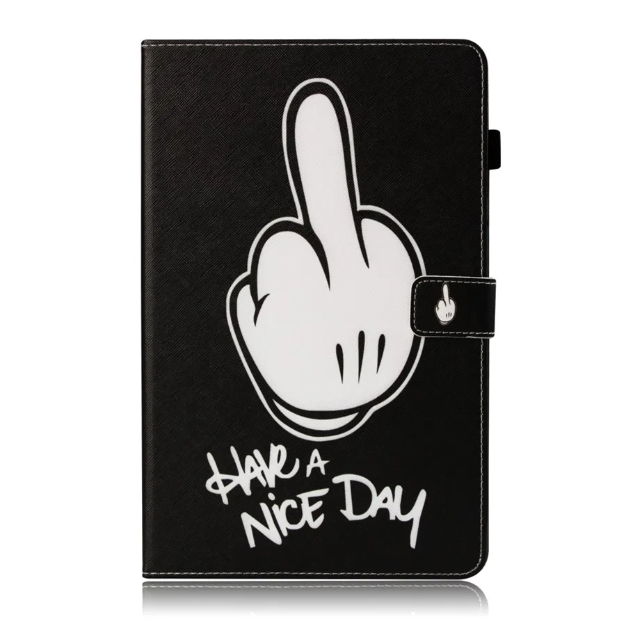 3D Fashion Printing PU Leather Case For Samsung Tab S4 10.5 2018 SM T830 T835 painted leather tablet case for inch | Компьютеры и офис