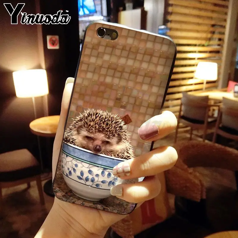 Yinuoda чехол для телефона с изображением животных yedhog ride a bike милый iPhone 5 5Sx 6 7plus 8 8Plus X