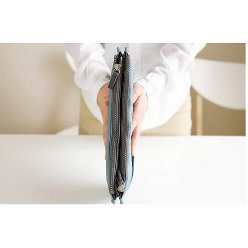 Дорожная сумка для хранения косметики женский холщовый складной органайзер