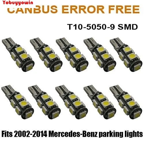 

Светодиодная лампа 10X Canbus компенсатор 9 Led 5050 T10 Pingo Branca Led