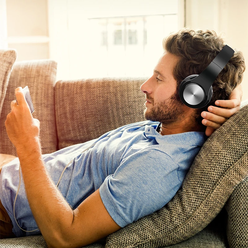 Телефонов наушники Bluetooth стерео с микрофоном AUX игровой Беспроводной складные