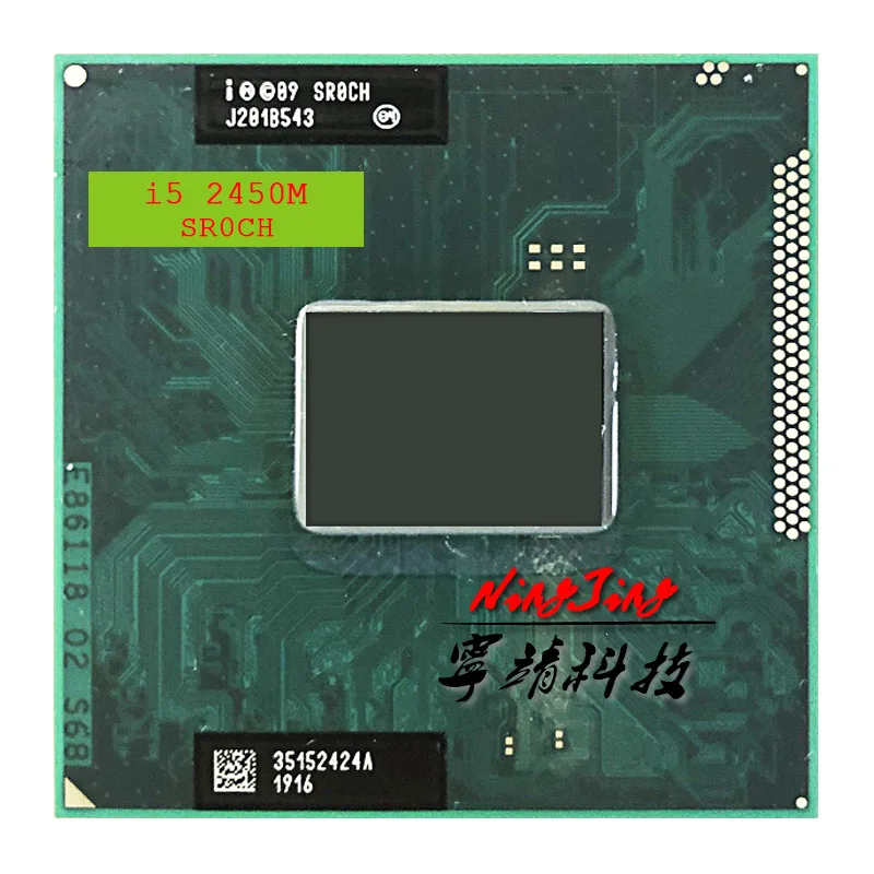 Процессор Intel Core i5 2450M SR0CH 2 5 ГГц двухъядерный четырехпоточный 3M 35W Socket G2 /