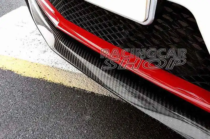 OE Style настоящий карбоновый передний спойлер для BENZ W176 A CLASS A250 AMG SPORT BUMPER M007|spoiler