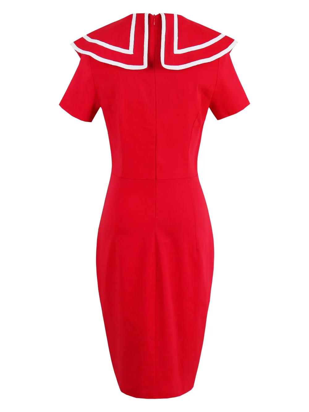 Sisjuly женщины Bodycon платье старинные короткие кнопки партии 1950-х годов круглый вырез лето женский Красный Сексуальная мода ретро карандаш платье девушка