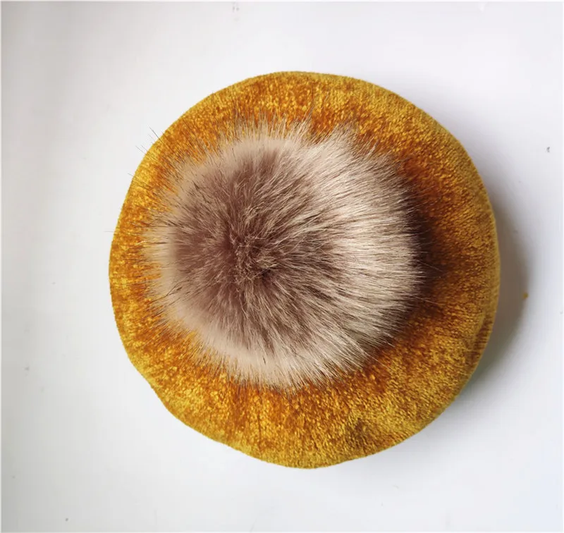 Модные зимние детские шерстяные мягкие береты осенние женские повседневные