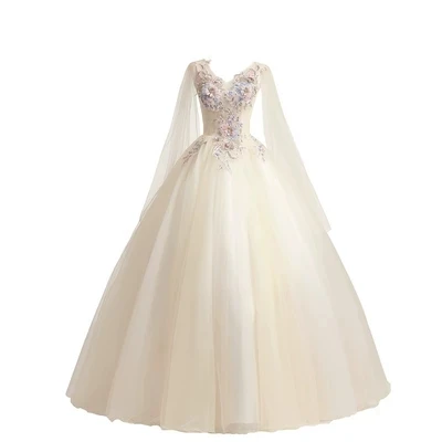 Бесплатная доставка легкое платье принцессы шампанского для костюмированной