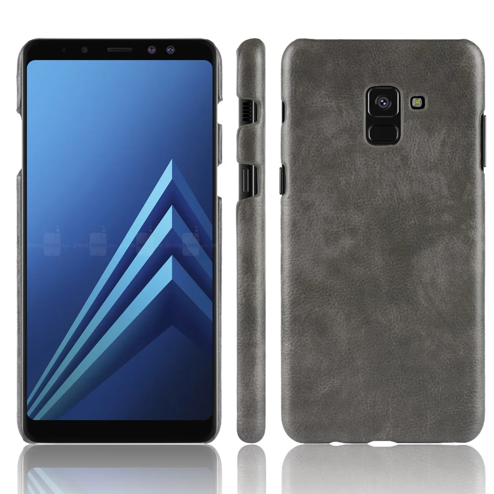 Litchi Retro Leather Case for Samsung Galaxy A8 Plus Cover Skin Shockproof Hard Shell On A7 2018 Phone Cases Fundas Bag |