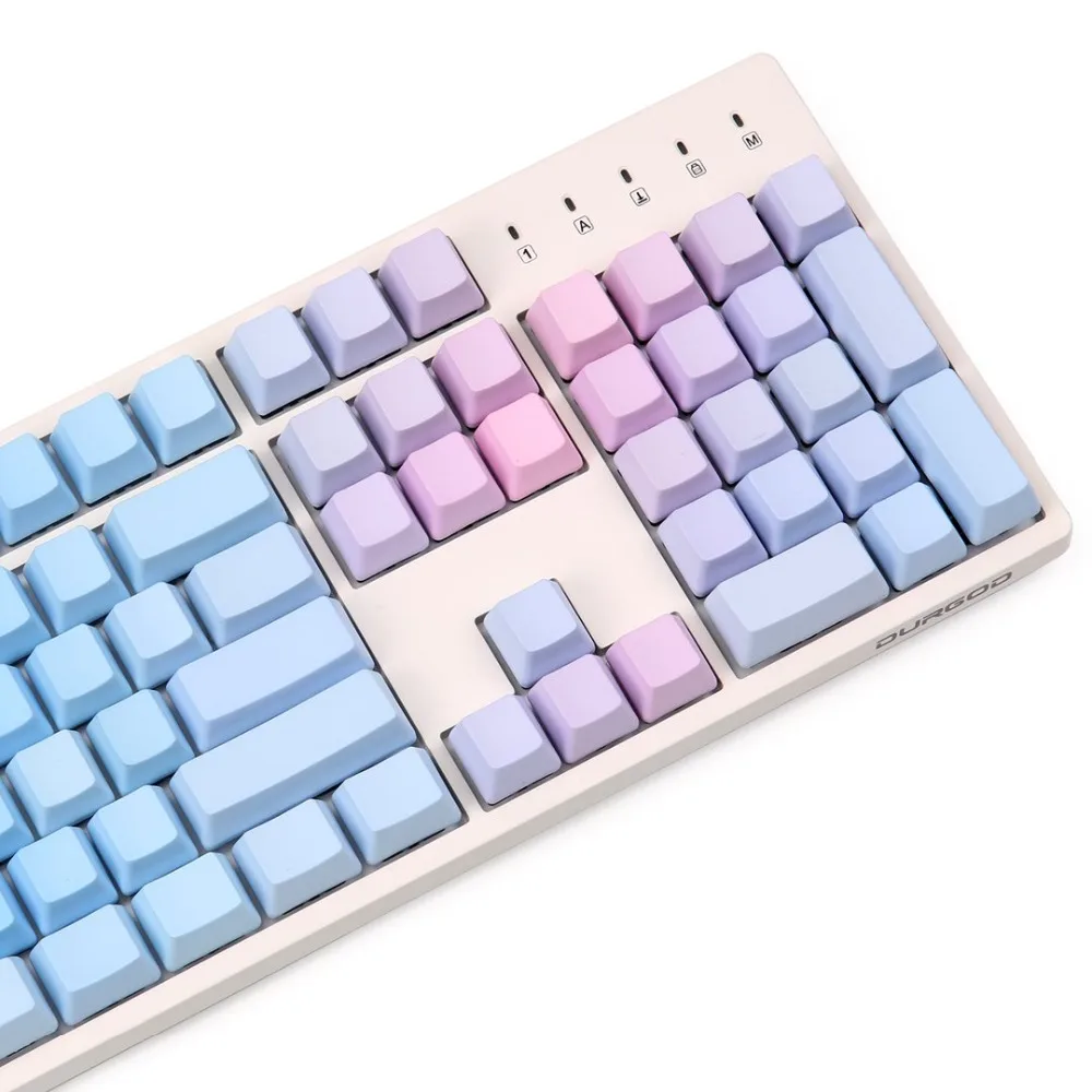 Пустой синий Демон клавишный колпачок от производителя толстый pbt 123 ключей в