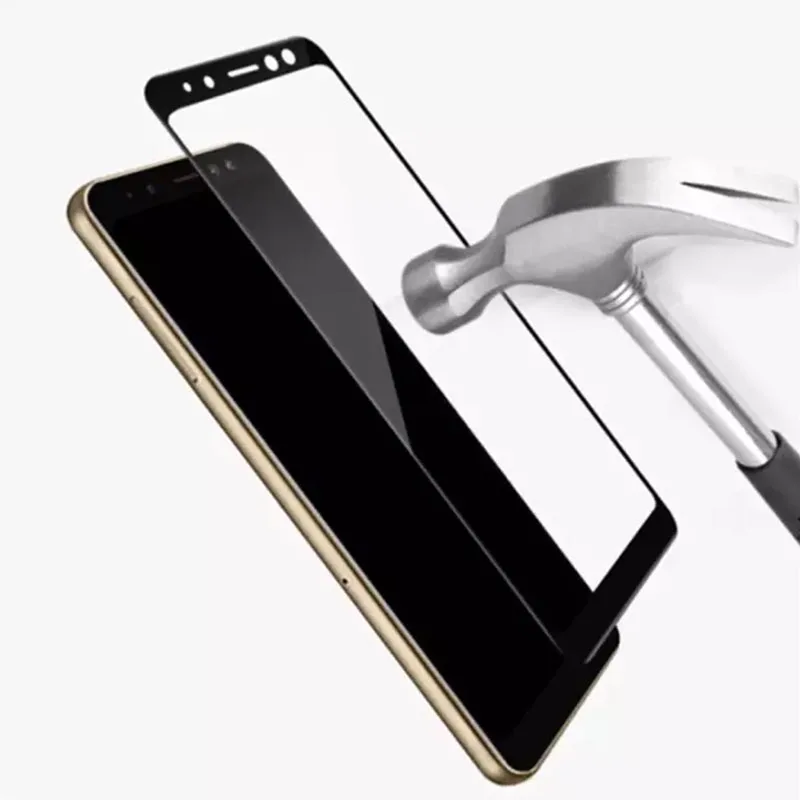 Чехол из закаленного стекла для Samsung A5 A6 A3 Plus A8 2018 2017 2016 Защитное стекло экрана Galaxy