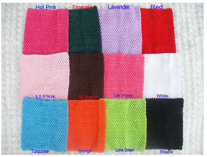 Красочные детские вязаные топы-пачки 9 &quot вязанные крючком 23x20 см вязанный