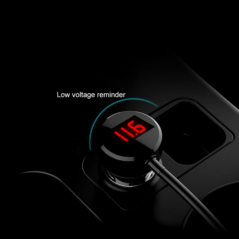 3 отверстия 12-24V устройство для автомобиля с двумя портами USB Зарядное Мощность