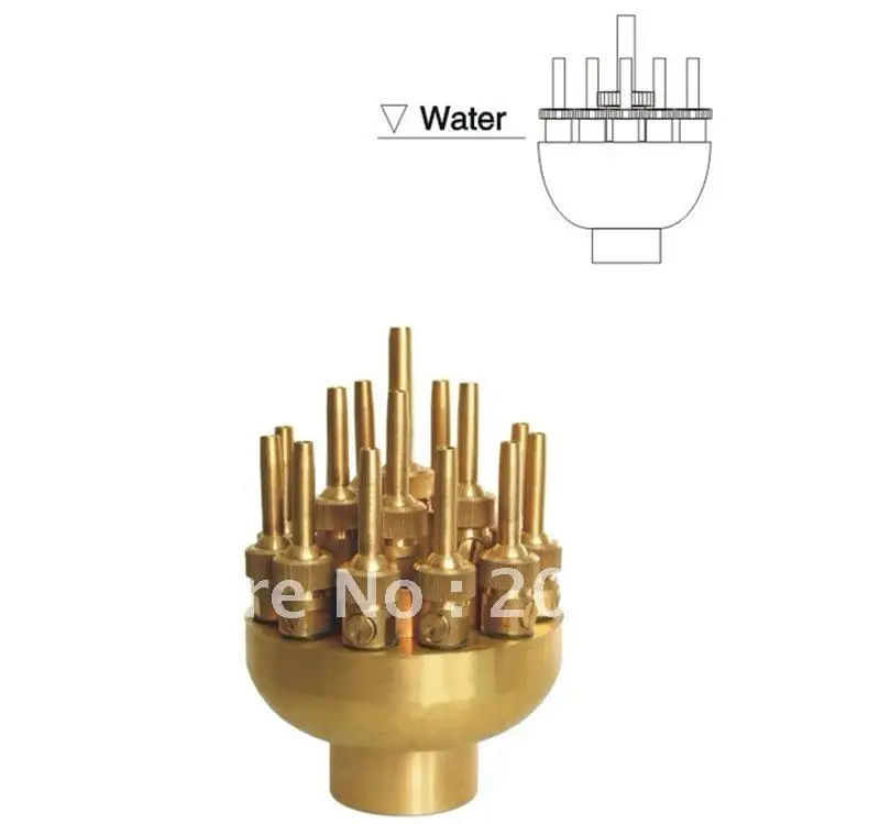 1 1/4 &quotdn40регулируемая трехслойная Форсунка для цветочного фонтана|nozzle|nozzle fountaindn40
