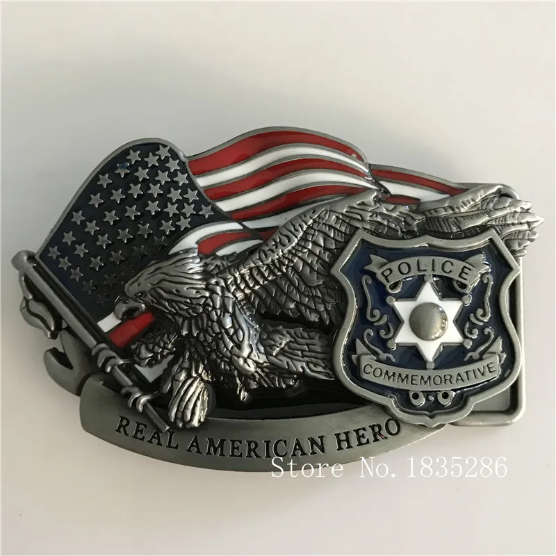 Розничная продажа Новинка 2017 года реальный американский герой полиции пряжки