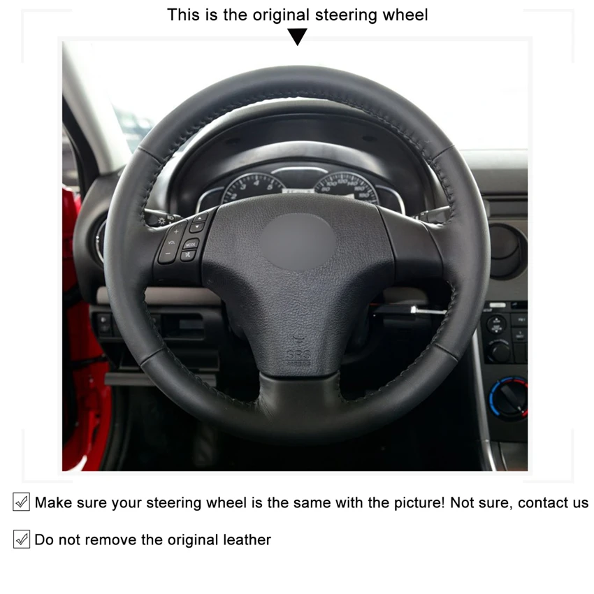 Чехол MEWANT из искусственной черной кожи для Mazda 3 Axela 2004-2009 5 2004-2010 6 Atenza MPV |