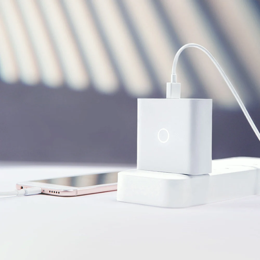 Xiaomi ZMI USB зарядное устройство 65 Вт 3 порта для Android iOS смартфон type-C 45 Вт USB-A 20 Вт Световой индикатор подарок кабель USB-C PD зарядное устройство