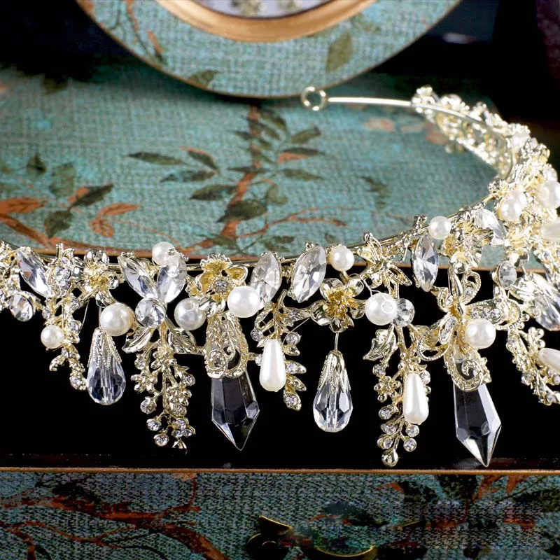 Новое свадебное платье для невесты аксессуары Хрустальная корона головной убор